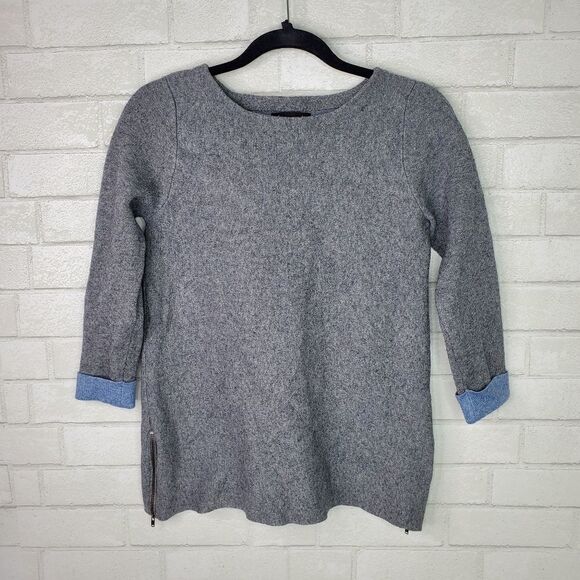 Nanette Lepore Gray Wool Sweater - Picture 1 of 5